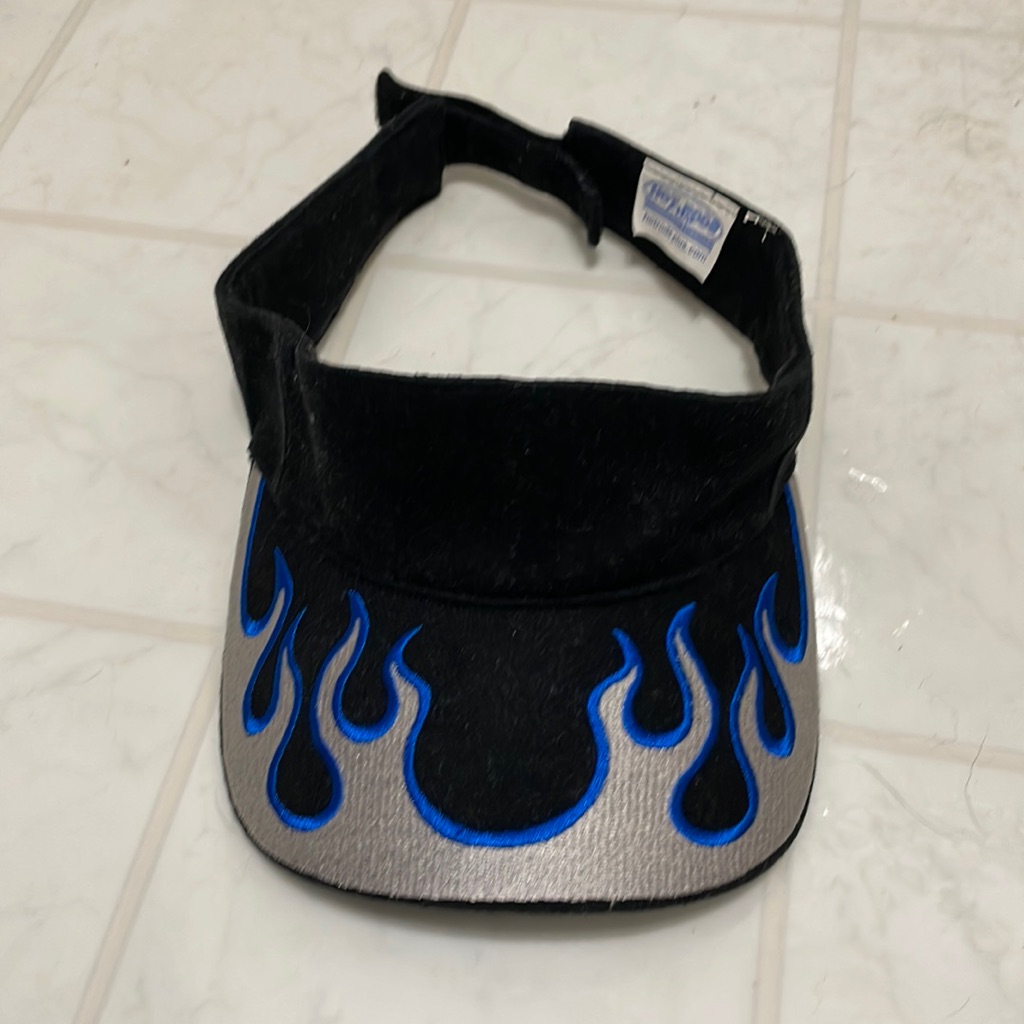 Visor With Flames